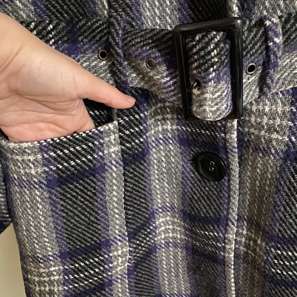 Vintage Y2K purple/grey coat - Picture 7 of 9